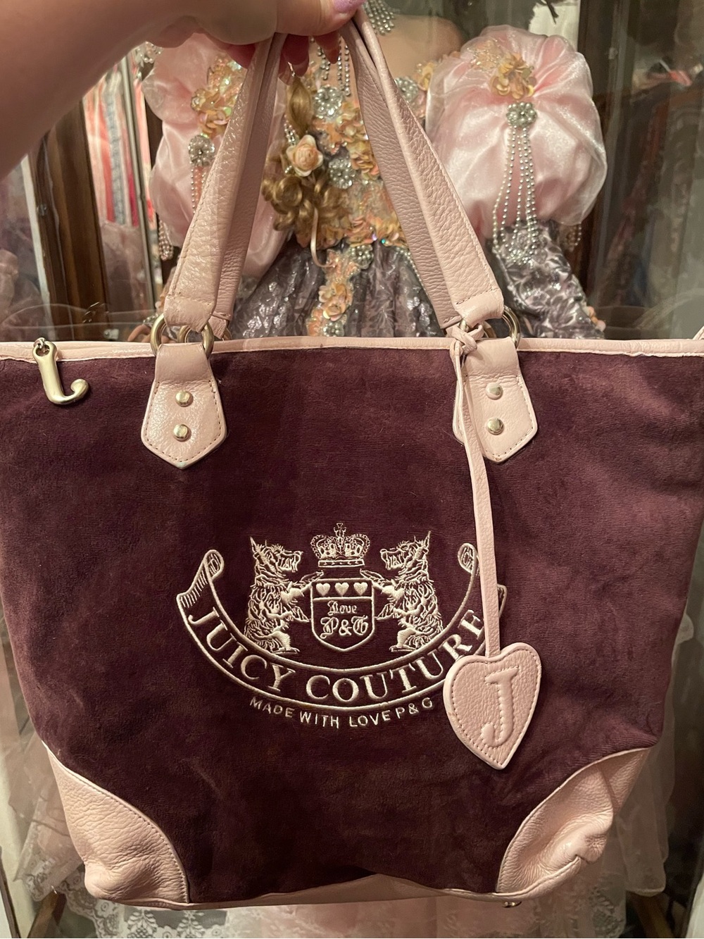 Vintage Juicy Couture Large Tote Bag Y2K